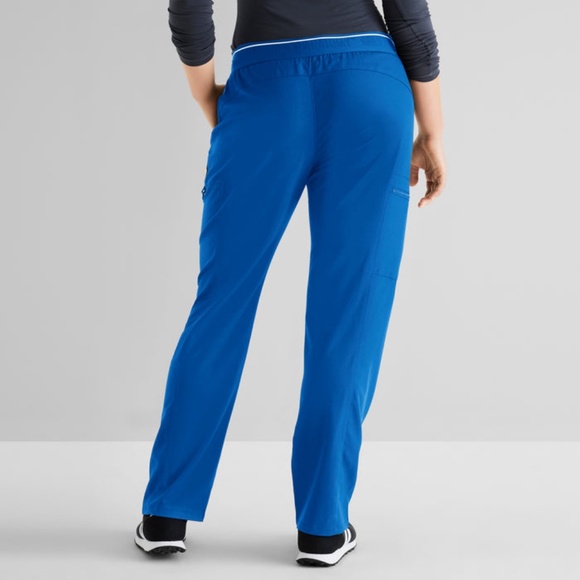 Brand New - Greys Anatomy KIM 3-POCKET MID-RISE STRAIGHT LEG SCRUB PANT Si - Picture 2 of 5